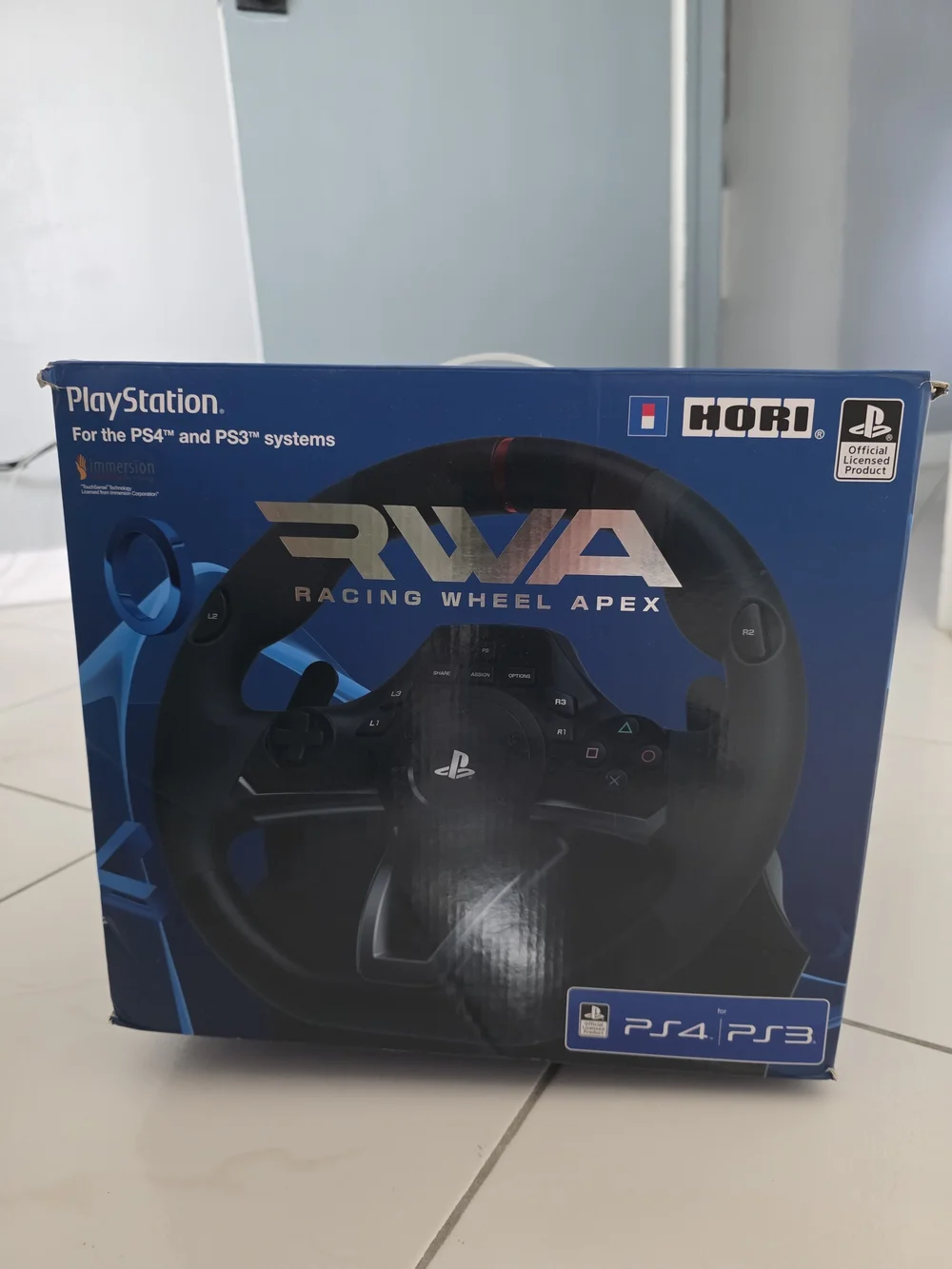 RWA Racing Wheel Apex for PS4/PS3 - Black